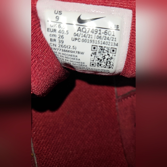 Nike Flex Trainer 9 Team Red W, Size 9 - Picture 9 of 9